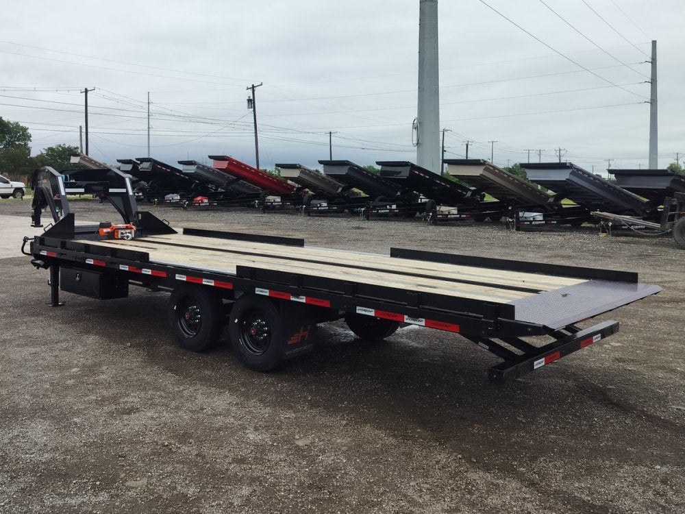 24' CFT Gooseneck Full Tilt Container Trailer, 10K Axles - Container Tilt - Container Tilt - Stryker Dealership Group