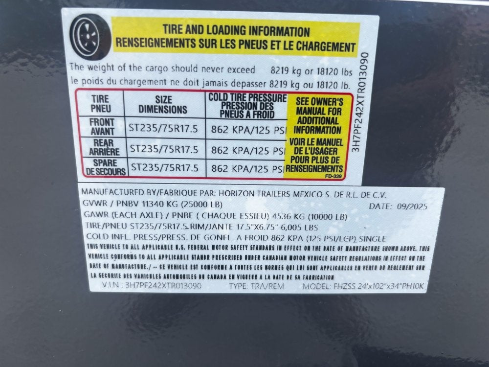 24' FHZSS Pintle Hitch Deckover (2) 10K Axles Super Single 18 Ply Tires Mega Ramps - Pintle Hitch Deckover/DO 10K MR SS - Stryker Dealership Group