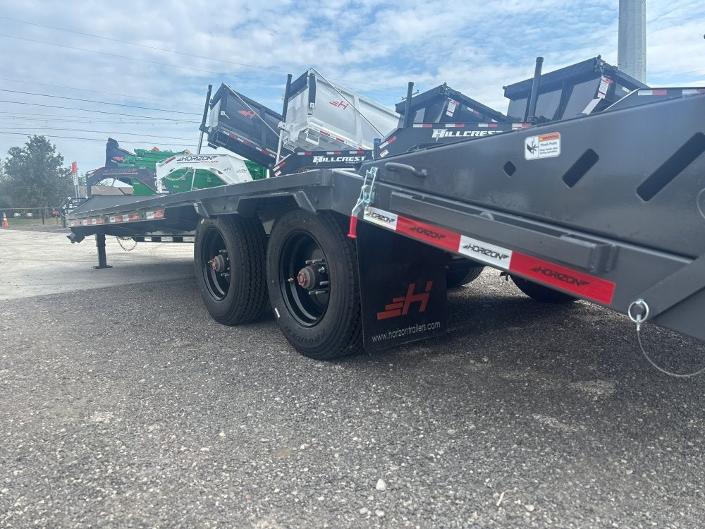 24' FHZSS Pintle Hitch Deckover (2) 10K Axles Super Single 18 Ply Tires Mega Ramps - Pintle Hitch Deckover/DO 10K MR SS - Stryker Dealership Group