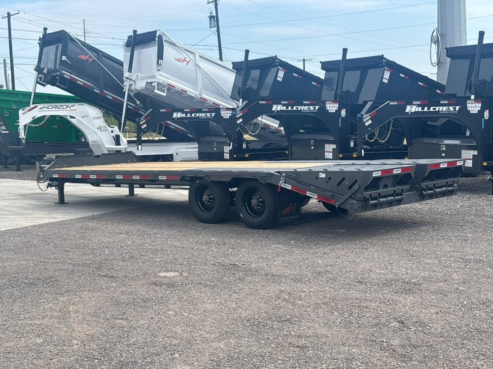 24' FHZSS Pintle Hitch Deckover (2) 10K Axles Super Single 18 Ply Tires Mega Ramps - Pintle Hitch Deckover/DO 10K MR SS - Stryker Dealership Group