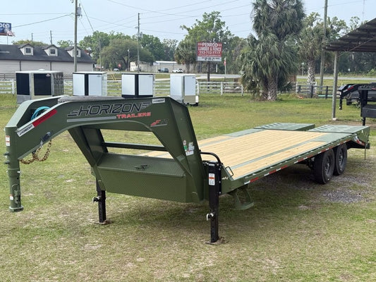 24' FTZ GN Deckover (2) 7K Axles - Mountain Ramps - Super Single Deckover/DO 7K MR - Stryker Dealership Group