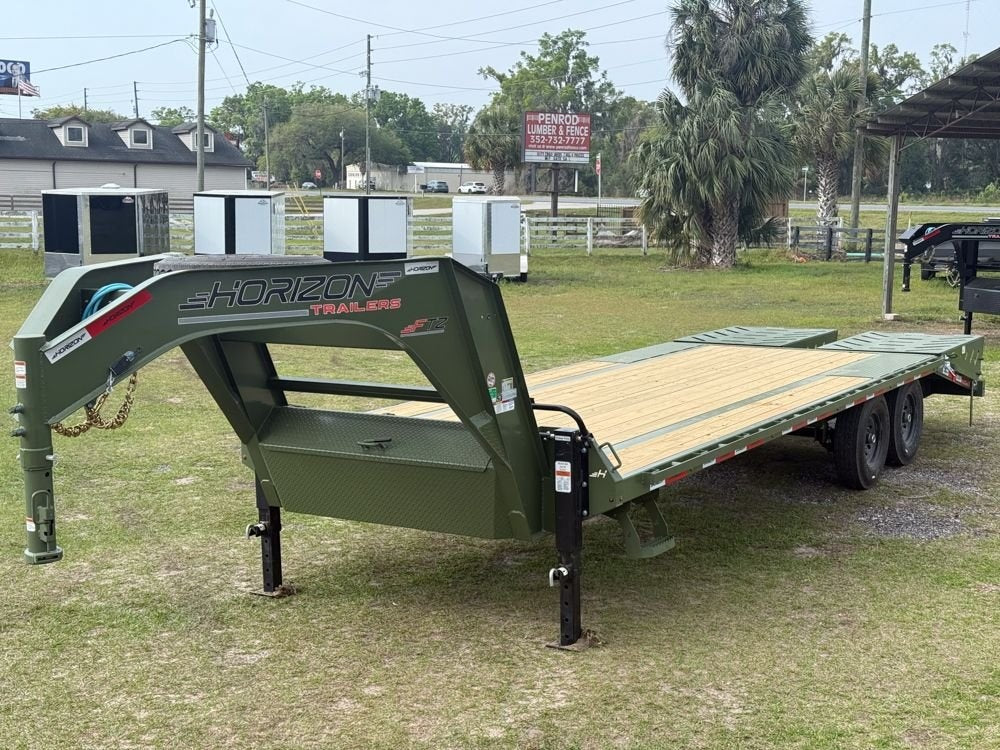 24' FTZ GN Deckover (2) 7K Axles - Mountain Ramps - Super Single Deckover/DO 7K MR - Stryker Dealership Group