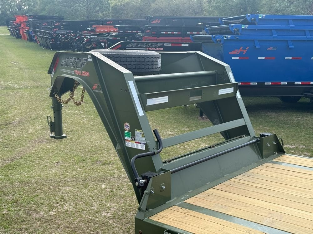 24' FTZ GN Deckover (2) 7K Axles - Mountain Ramps - Super Single Deckover/DO 7K MR - Stryker Dealership Group