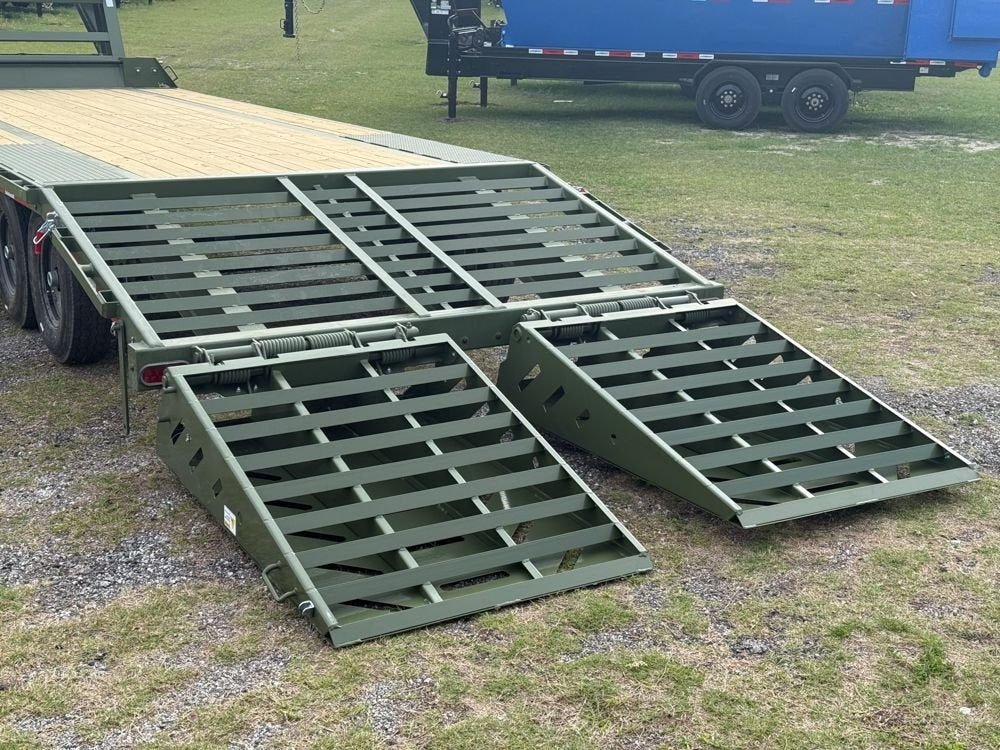 24' FTZ GN Deckover (2) 7K Axles - Mountain Ramps - Super Single Deckover/DO 7K MR - Stryker Dealership Group