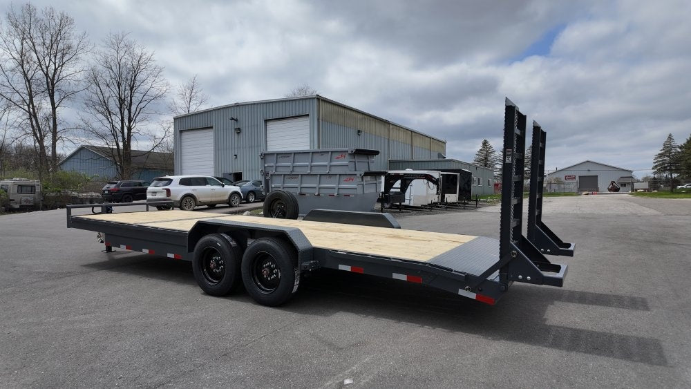 24' H8 Bumper Pull 8K Axles 2' Dovetail - Equipment Trailers - Stryker Dealership Group