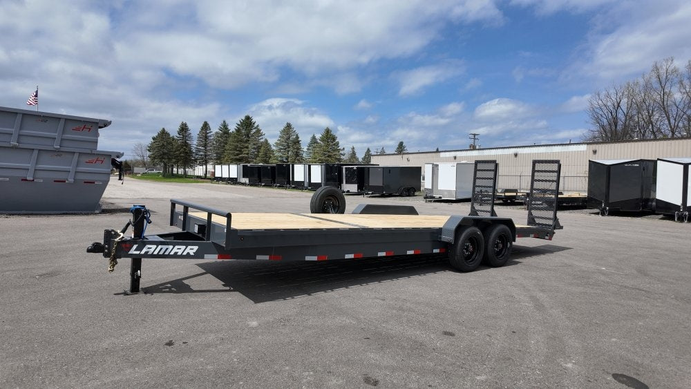 24' H8 Bumper Pull 8K Axles 2' Dovetail - Equipment Trailers - Stryker Dealership Group