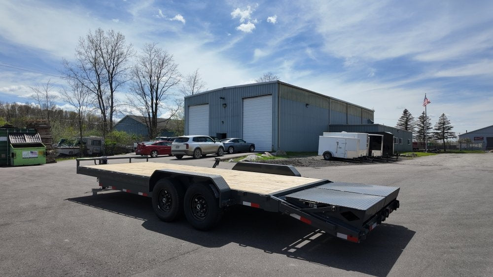 24' H8 Bumper Pull Mega Ramps 7K Axles - Equipment Trailers - Stryker Dealership Group