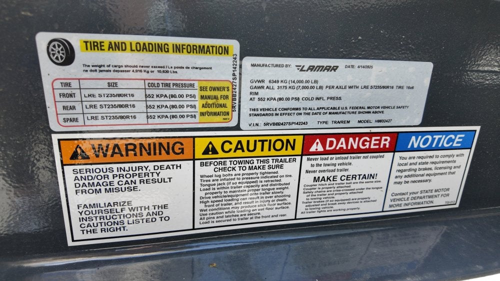 24' H8 Bumper Pull Mega Ramps 7K Axles - Equipment Trailers - Stryker Dealership Group