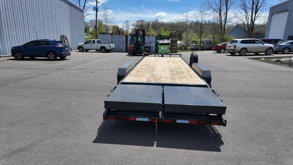 24' H8 Bumper Pull Mega Ramps 8K Axles - Equipment Trailers - Stryker Dealership Group