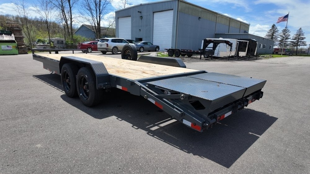 24' H8 Bumper Pull Mega Ramps 8K Axles - Equipment Trailers - Stryker Dealership Group