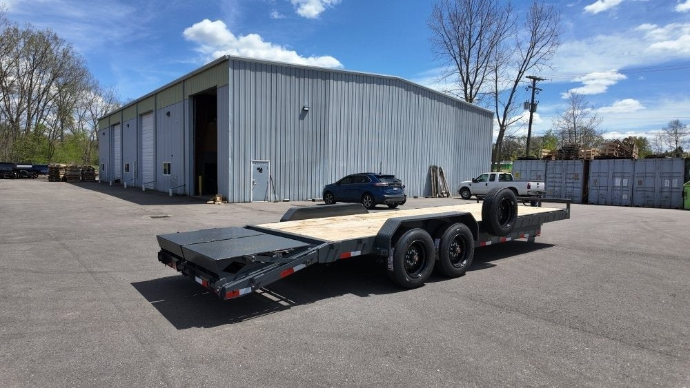 24' H8 Bumper Pull Mega Ramps 8K Axles - Equipment Trailers - Stryker Dealership Group