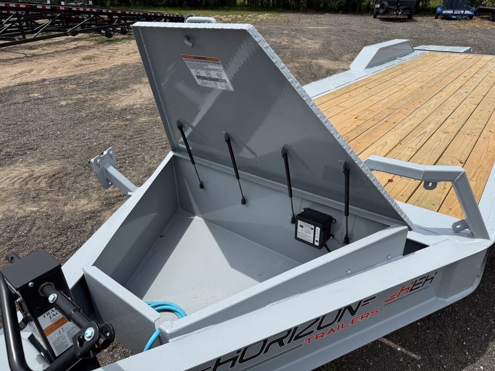 24' HEH Bumper Pull Equipment Trailer (2) 10K Axles, Drive Over Fenders, 3' Dove W/ Mountain Ramps - Equipment Trailers - Stryker Dealership Group