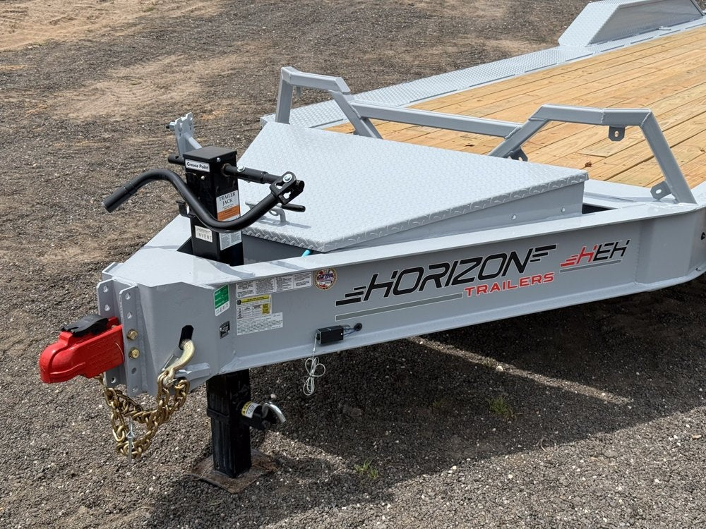 24' HEH Bumper Pull Equipment Trailer (2) 10K Axles, Drive Over Fenders, 3' Dove W/ Mountain Ramps - Equipment Trailers - Stryker Dealership Group