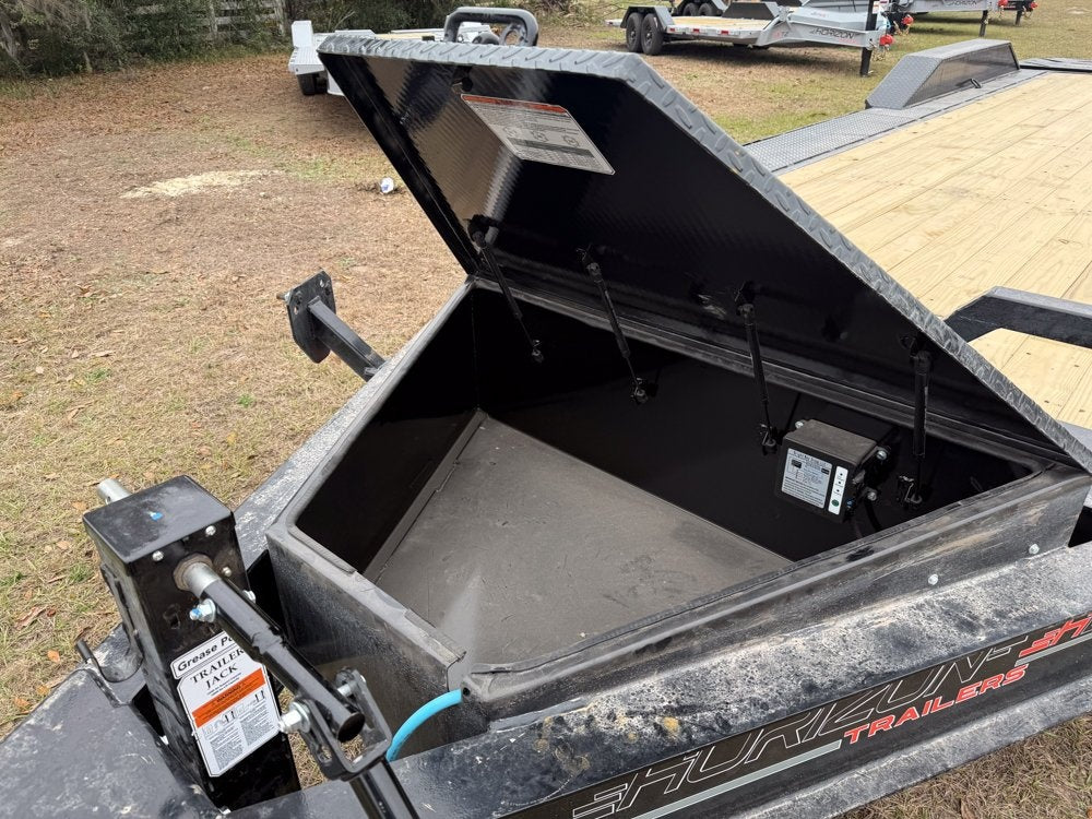 24' HEH Bumper Pull Equipment Trailer (2) 10K Axles, Drive Over Fenders, 3' Dove W/ Mountain Ramps - Drive Over Fenders/Equipment Trailers - Stryker Dealership Group