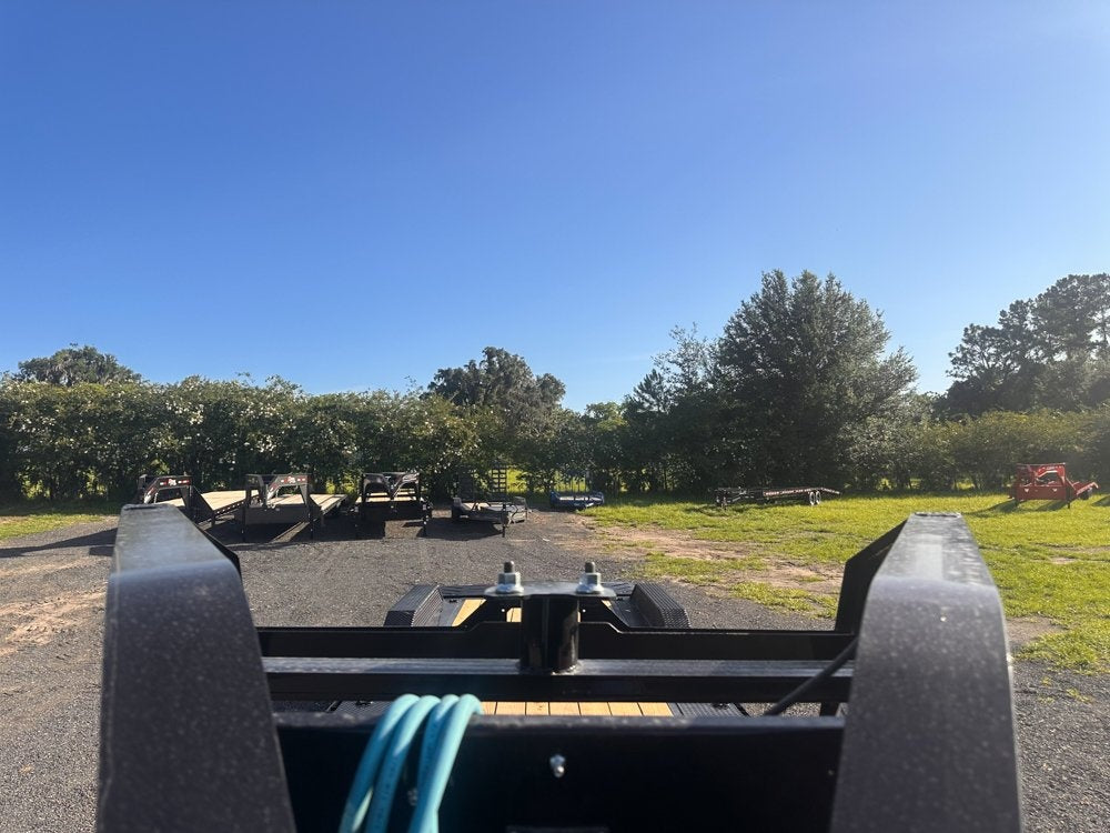 24' HEH Gooseneck Equipment Trailer (2) 10K Axles, Drive Over Fenders, 3' Dove W/ Mountain Ramps - Drive Over Fenders/Equipment Trailers - Stryker Dealership Group