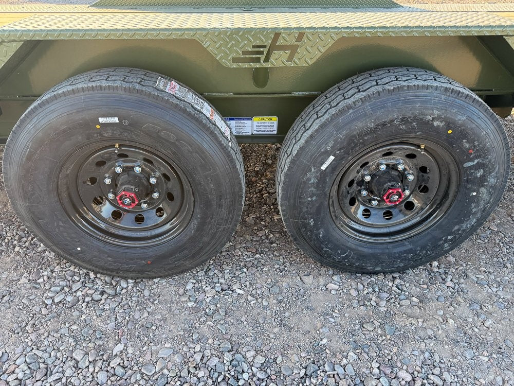 24' Horizon ETZ Bumper Pull Equipment Tilt Trailer - (2) 8k Axles - Equipment Trailers/Equipment Tilt - Stryker Dealership Group
