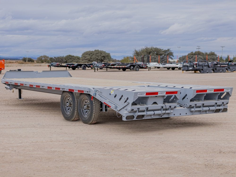 24' Horizon FTZ Bumper Pull Deckover Trailer Mega Ramps - (2) 7K Axles - Bumper Pull Deckover/DO 7K MR - Stryker Dealership Group