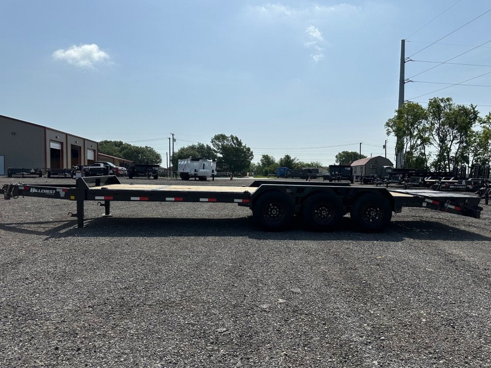 24' I-Beam Equipment Trailer Mega Ramps BP - 7k Axles - 21k - Equipment Trailers - Stryker Dealership Group
