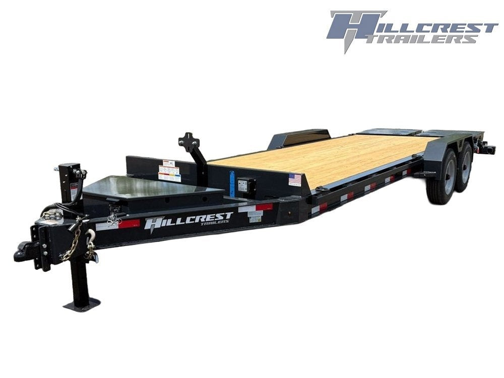 24' I-Beam Equipment Trailer Mega Ramps BP - 8k Axles - 17.6k - Equipment Trailers - Stryker Dealership Group