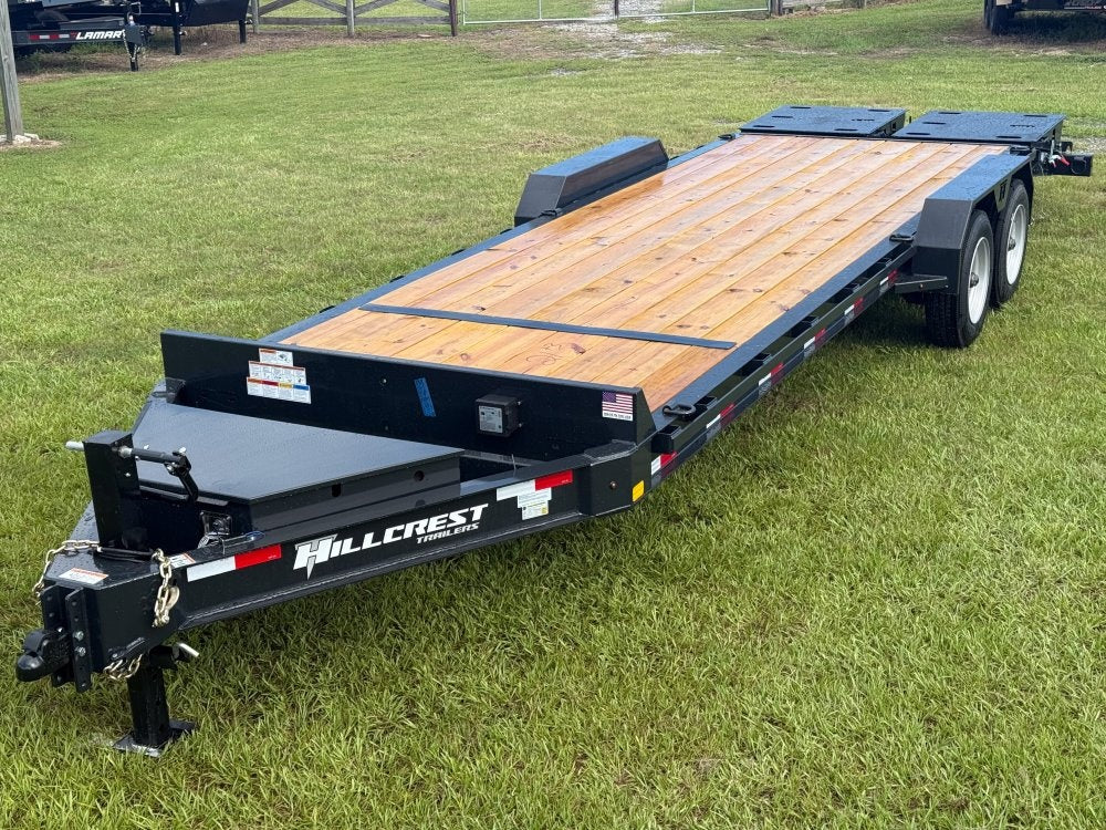 24' I-Beam Equipment Trailer Mega Ramps BP - 8k Axles - 17.6k - Equipment Trailers - Stryker Dealership Group