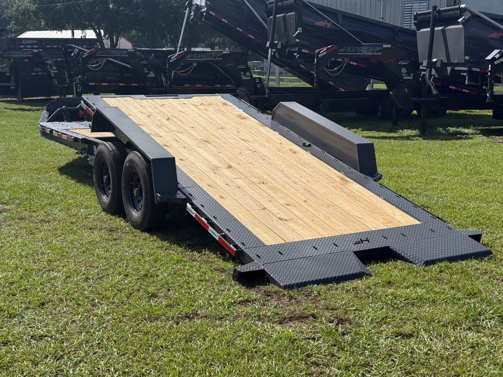 24' Tilt Equipment Trailer (2) 8k Torsion Axles - Equipment Tilt - Stryker Dealership Group