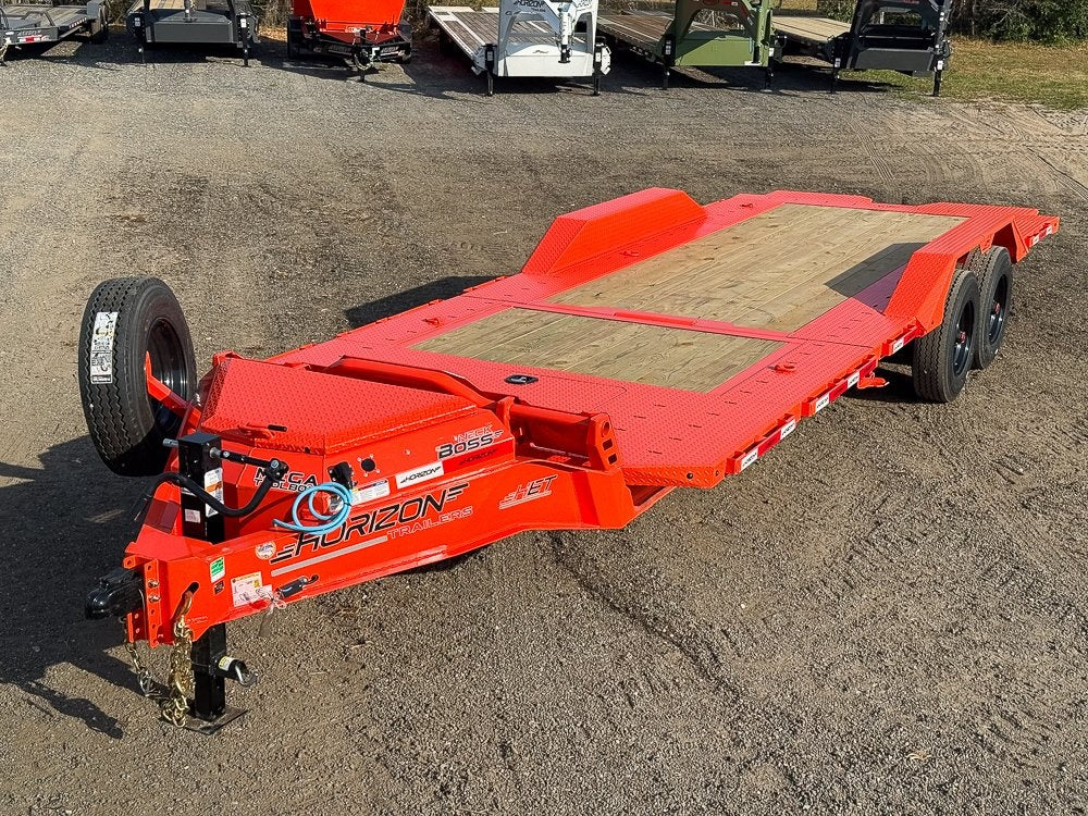 24' Tilt Equipment Trailer Bumper Pull 102" Wide (2) 10K Axles - Equipment Tilt - Stryker Dealership Group