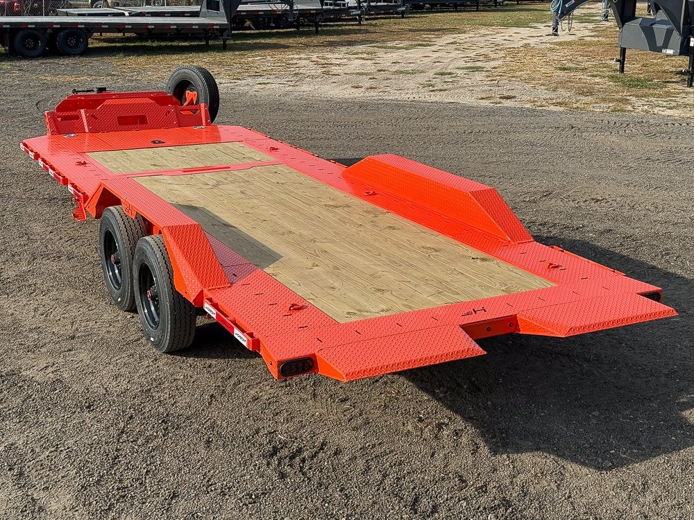 24' Tilt Equipment Trailer Bumper Pull 102" Wide (2) 10K Axles - Equipment Tilt - Stryker Dealership Group