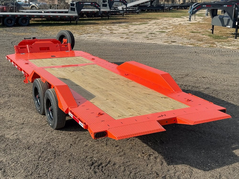 24' Tilt Equipment Trailer Bumper Pull 102" Wide (2) 10K Axles - Equipment Tilt - Stryker Dealership Group