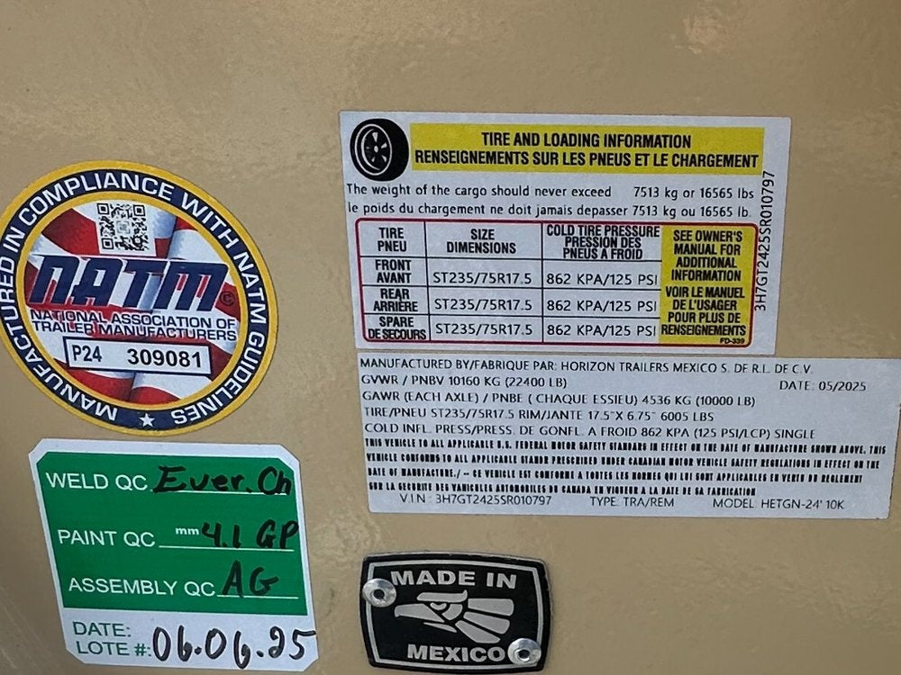 24' Tilt Equipment Trailer Gooseneck 102" Wide (2) 10K Axles - Equipment Tilt/Drive Over Fenders - Stryker Dealership Group