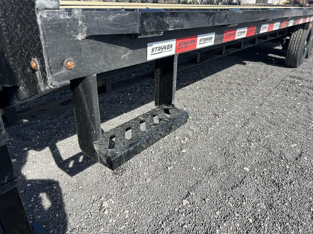 25' Stryker Gooseneck Deckover Trailer Straight Deck - (2) 7K Axles 003902 - Stryker Dealership Group