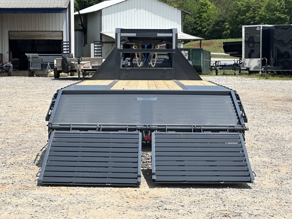 25' FD Gooseneck Mega Ramps 10k Axles Rhino Ramps - Dual Wheel Deckover/DO 10K MR DW - Stryker Dealership Group