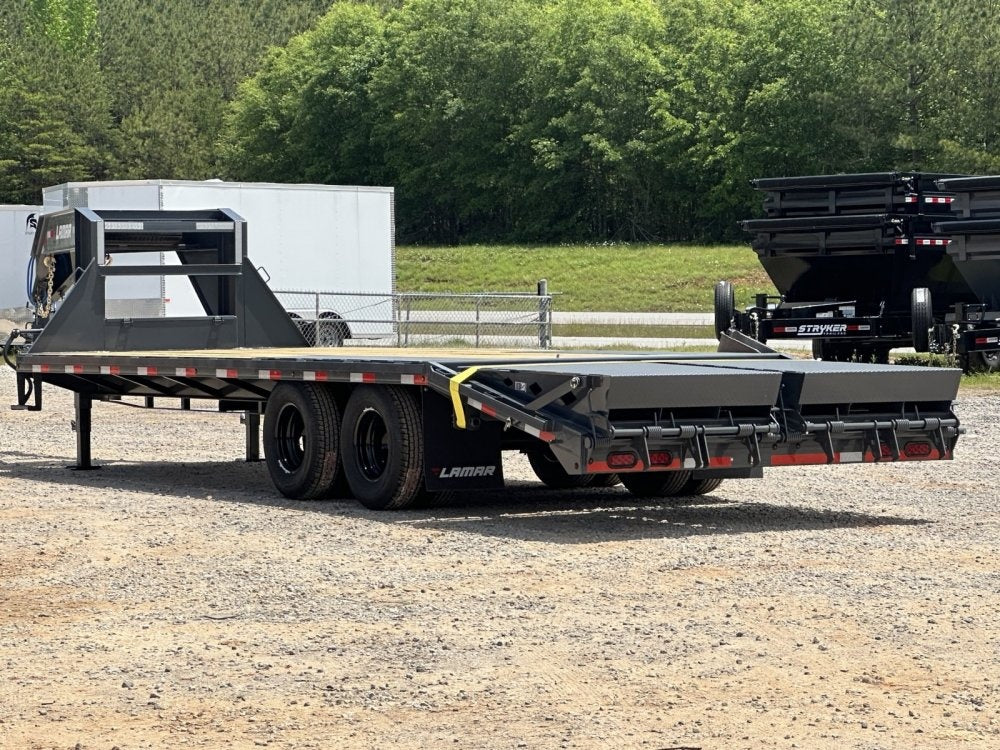 25' FD Gooseneck Mega Ramps 10k Axles Rhino Ramps - Dual Wheel Deckover/DO 10K MR DW - Stryker Dealership Group