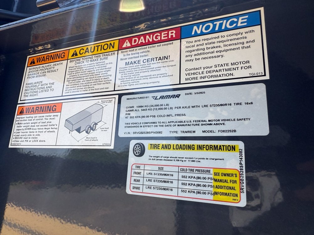 25' FD Gooseneck Mega Ramps 12k Axles Rhino Ramps - Dual Wheel Deckover/DO 12K MR - Stryker Dealership Group