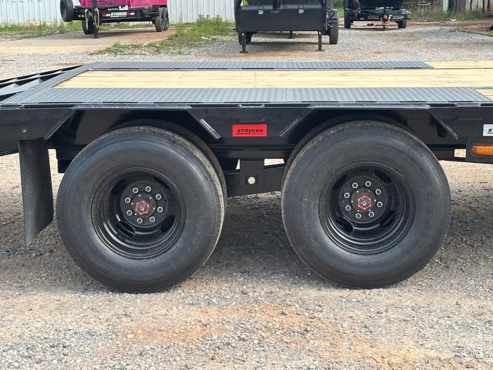 25' Stryker Gooseneck (2) 10K Axles Mega Ramps Dual Wheels - Dual Wheel Deckover/DO 10K MR DW - Stryker Dealership Group