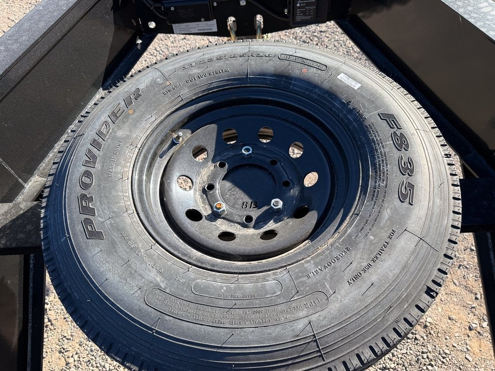 25' Stryker Gooseneck (2) 7K Axles Mega Ramps 14 ply Tires - Super Single Deckover/DO 7K MR - Stryker Dealership Group