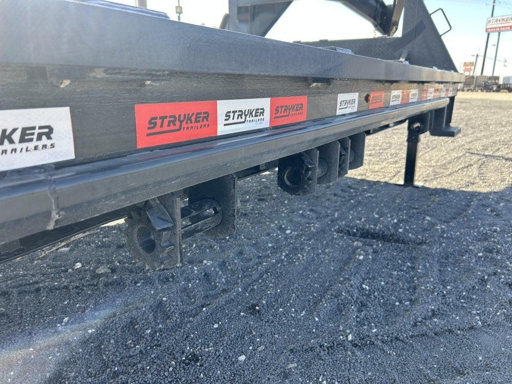25' Stryker Gooseneck Deckover Trailer Straight Deck - (2) 7K Axles - Super Single Deckover/DO 7K SD - Stryker Dealership Group