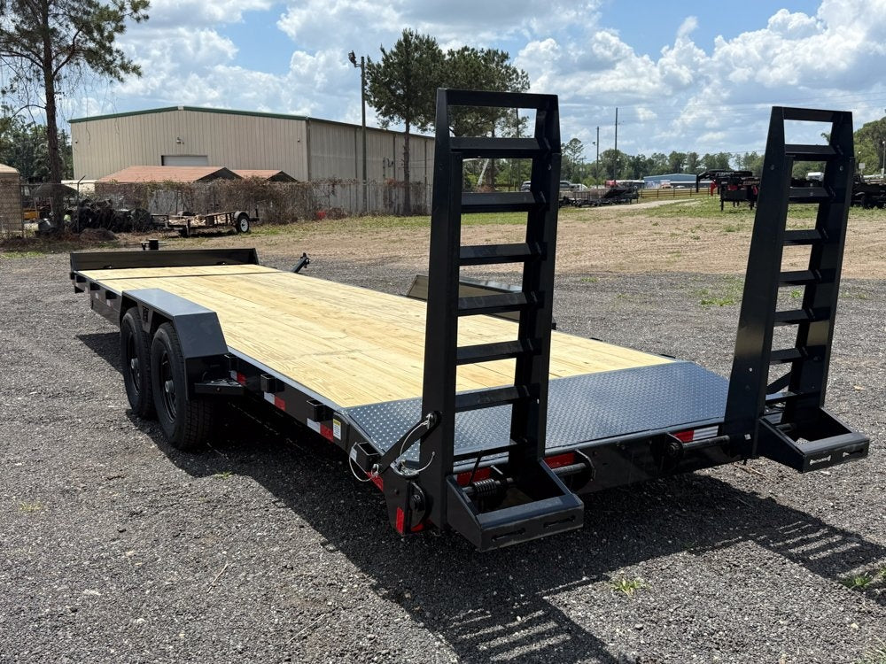 26' BP Equipment Trailer Stand Up Ramps - 7k Axles - Equipment Trailers - Stryker Dealership Group