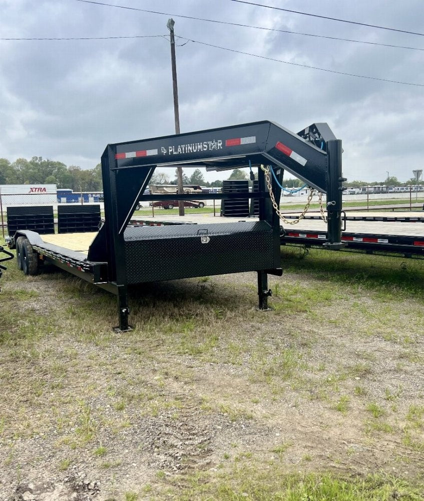 26' DP Platinum Star Gooseneck 7k Axles - Equipment Trailers - Stryker Dealership Group