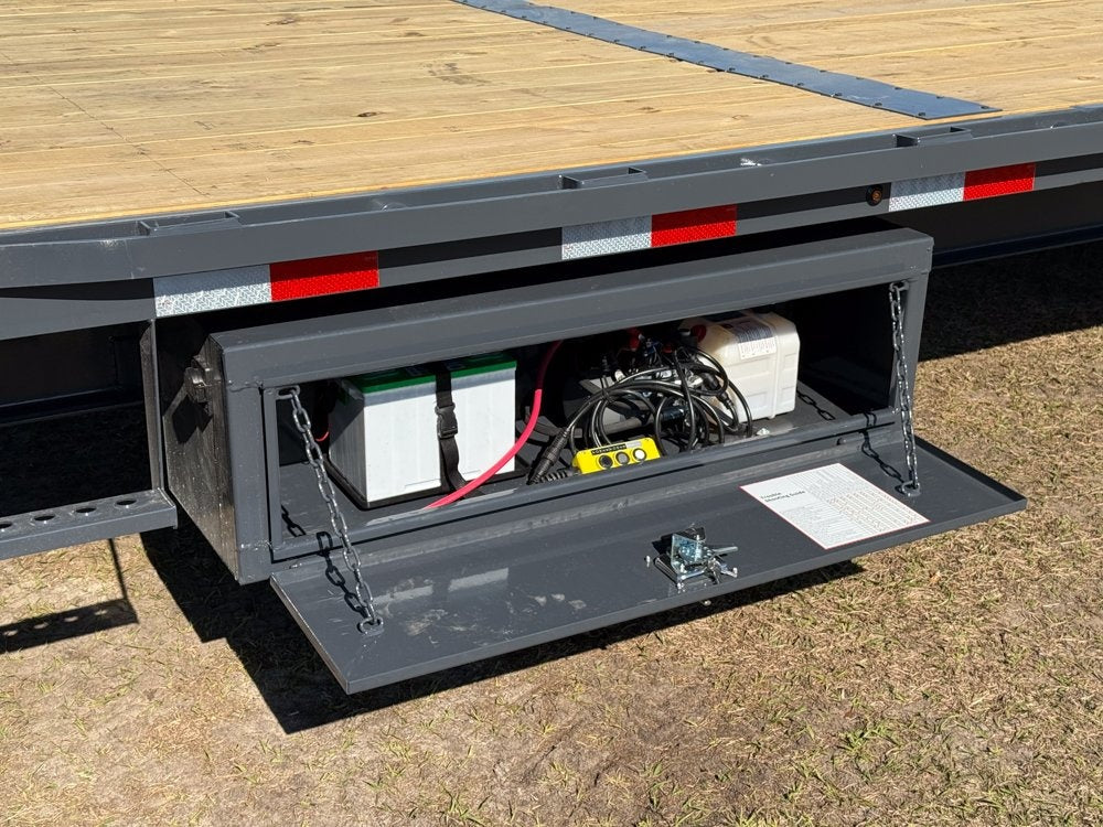 26' FA Bumper Pull Deckover Tilt - 8k Axles - 16 Ply Tires with Spare - Deckover Tilt - Stryker Dealership Group