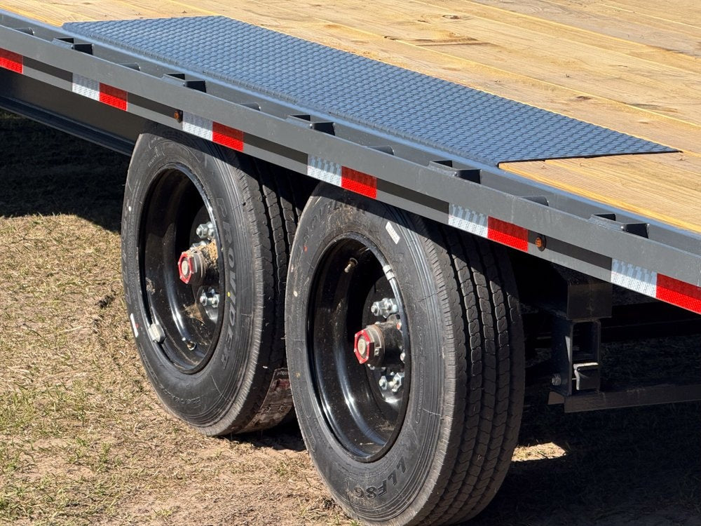 26' FA Bumper Pull Deckover Tilt - 8k Axles - 16 Ply Tires with Spare - Deckover Tilt - Stryker Dealership Group