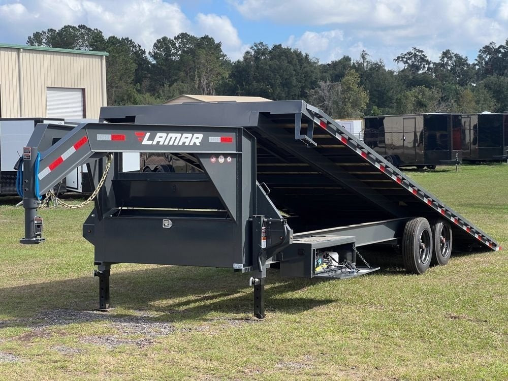 26' FA Gooseneck Deckover Tilt - 8k Axles - 16 Ply Tires with Spare - Deckover Tilt - Stryker Dealership Group