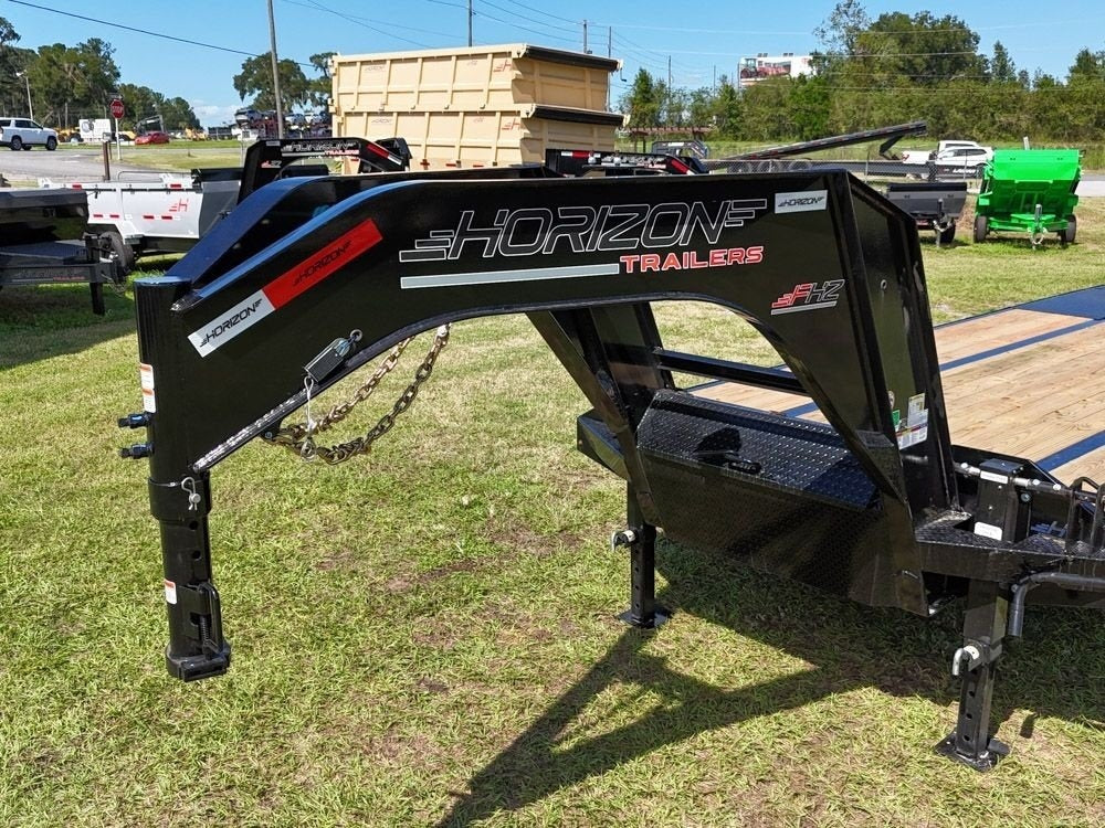 26' FHZ Gooseneck Deckover w/ Mega Ramps (2) 10K Axles - Dual Wheel Deckover/DO 10K MR DW - Stryker Dealership Group