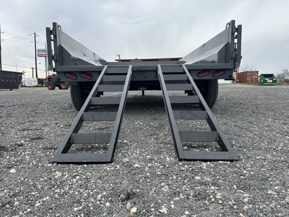 14' Stryker EDT Bumper Pull Dump Trailer 20" Side Walls - (2) 7k Axles 4055