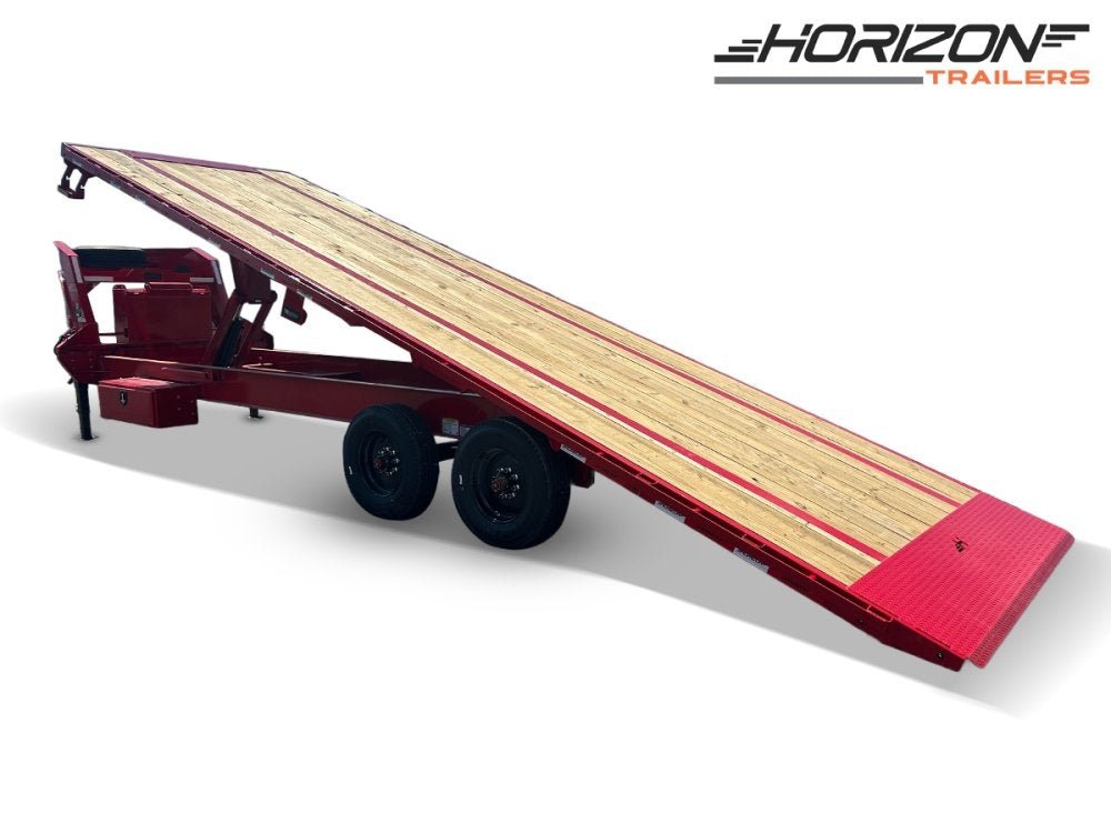 28' Horizon FFT Gooseneck Full Deckover Tilt Trailer - (2) 10K Axles 016937 - Stryker Dealership Group