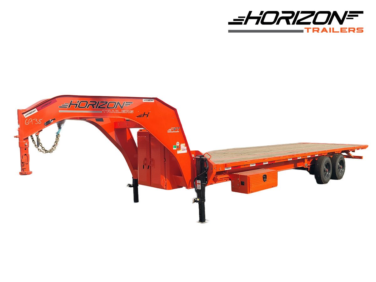 28' Horizon FFT Gooseneck Full Deckover Tilt Trailer - (2) 10K Axles 016938 - Stryker Dealership Group