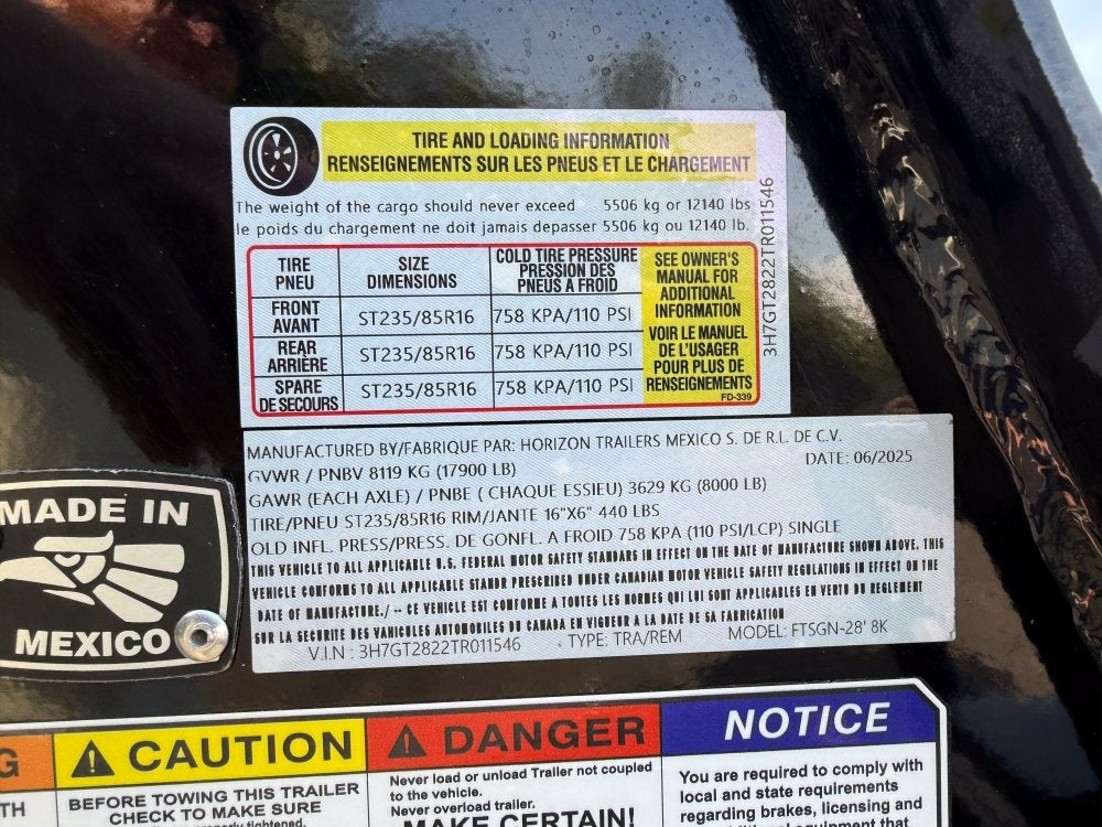 28' FTS Hydraulic Deckover Partial TIlt 8K Axles - Deckover Tilt - Stryker Dealership Group