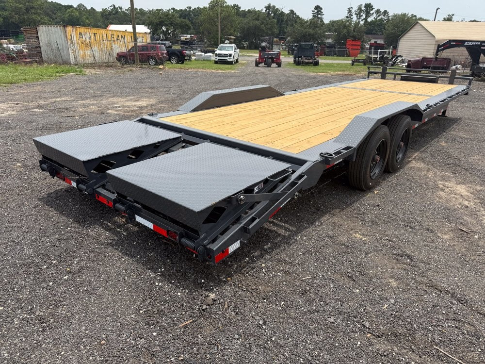 28' H8 Pintle Hitch Mega Ramps 8K Axles - Pintle Hitch Equipment - Stryker Dealership Group