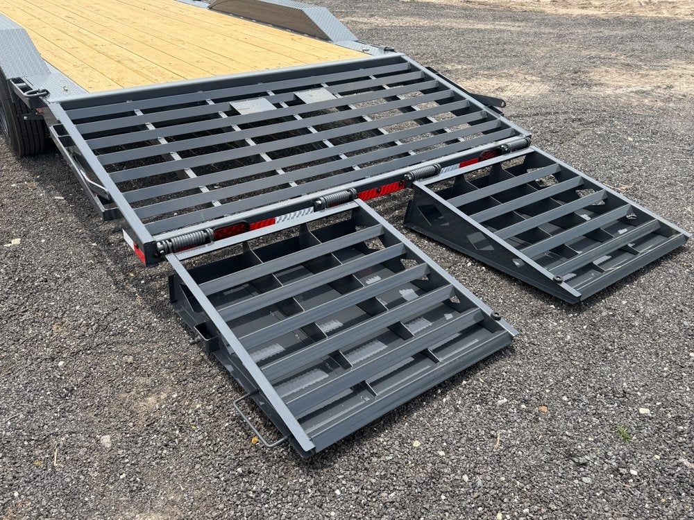 28' H8 Pintle Hitch Mega Ramps 8K Axles - Pintle Hitch Equipment - Stryker Dealership Group