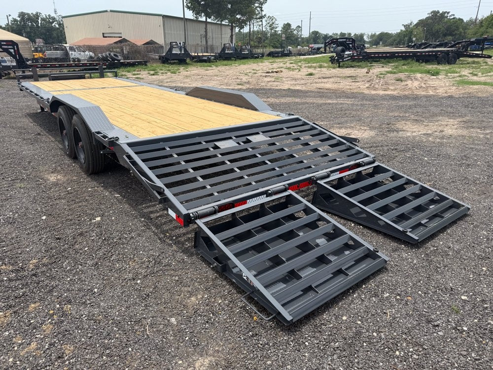 28' H8 Pintle Hitch Mega Ramps 8K Axles - Pintle Hitch Equipment - Stryker Dealership Group