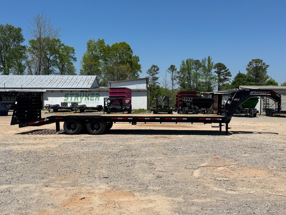 30' FHZ Gooseneck Deckover (2) 12K Axles Mega Ramps 25.9 GVWR - Heavy Duty Deckover/DO 12K MR - Stryker Dealership Group